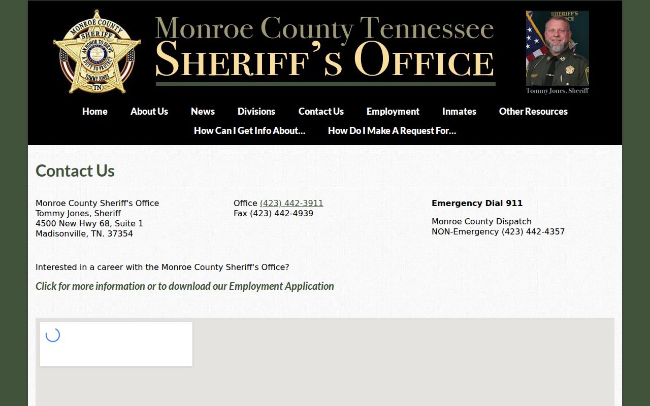 Monroe County criminal records sheriff and Justice Center contacts